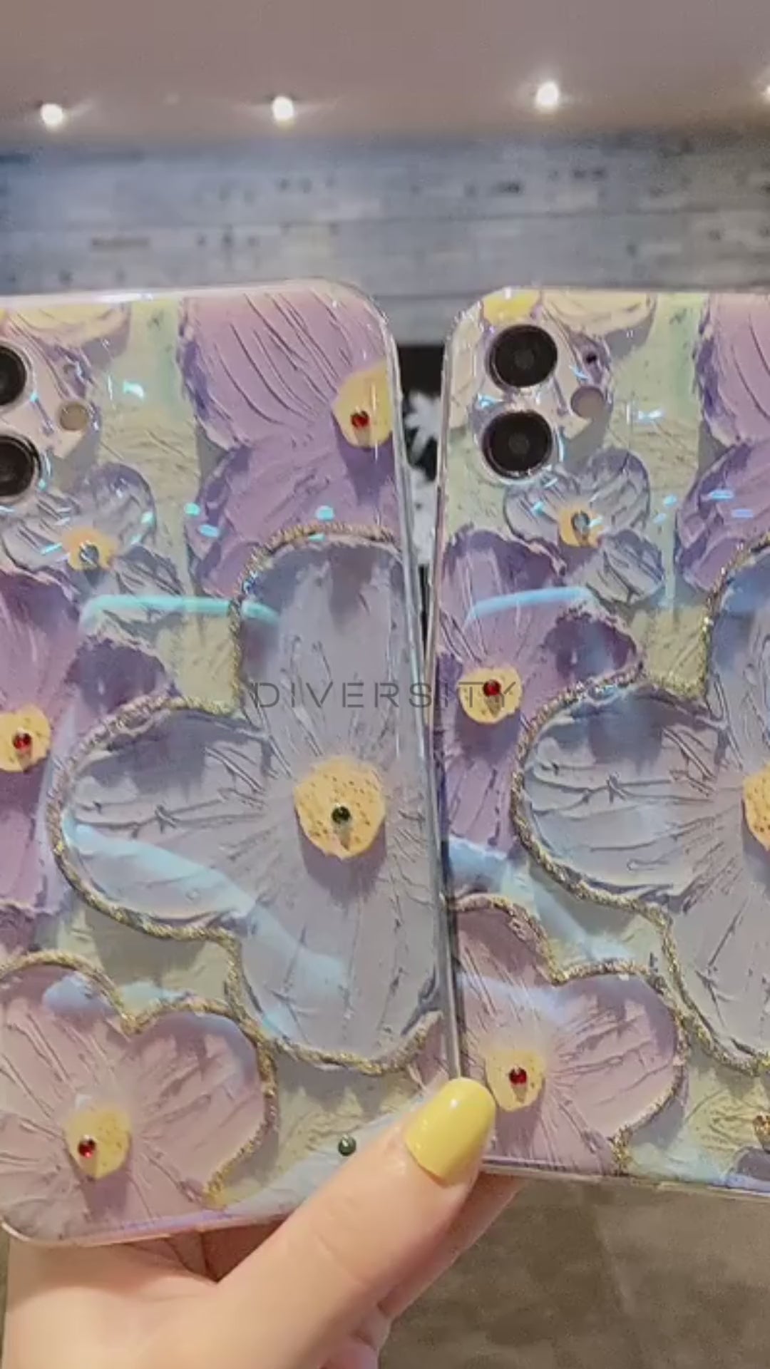 Flower Pattern iPhone Case - Pink