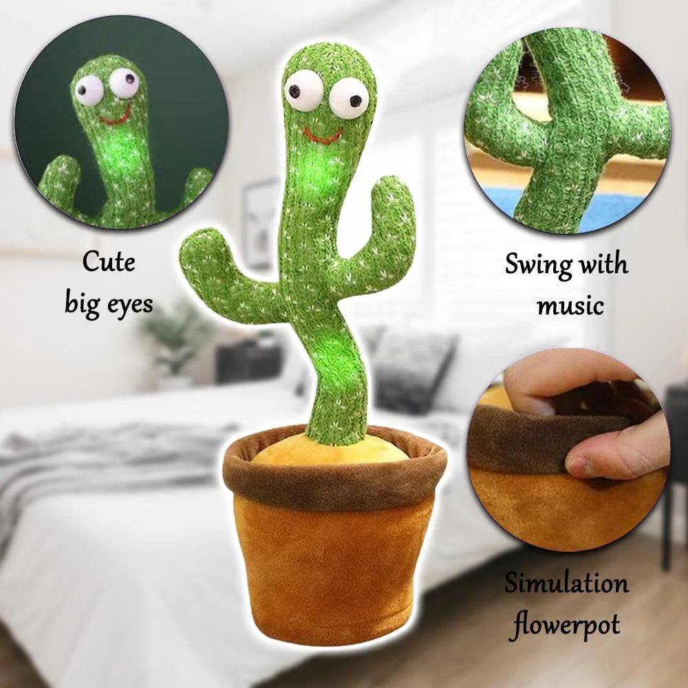 Cute Dancing and Talking Cactus Toy