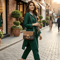 Zeenat Style Luxury Suede Dual Tone Crossbody Bag ZTS-CR-122