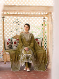 Lawn-3PC Embroidered Shirt With Organza Embroidered Dupatta-5211