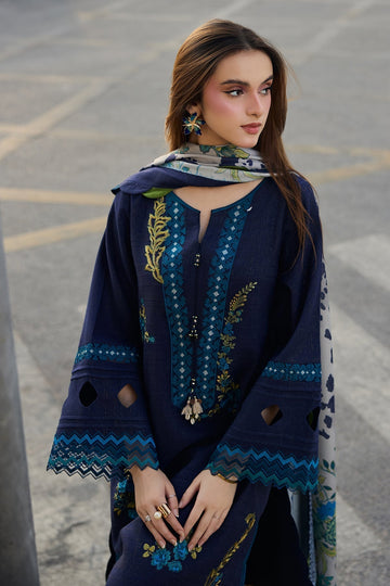 Lawn-3PC Embroidered Shirt with Chiffon Embroidered Dupatta- 5064